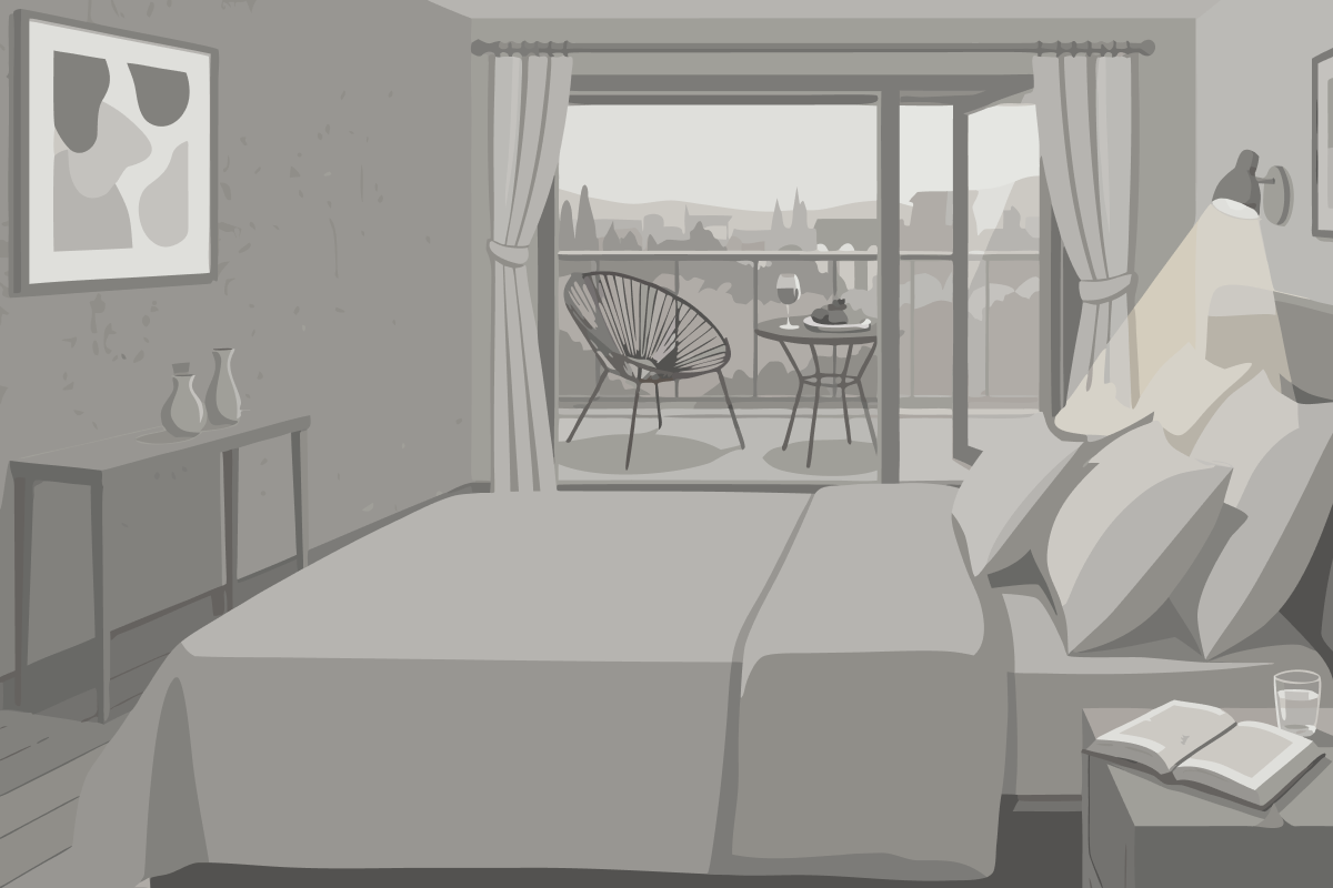 Double Room City Side - Single use